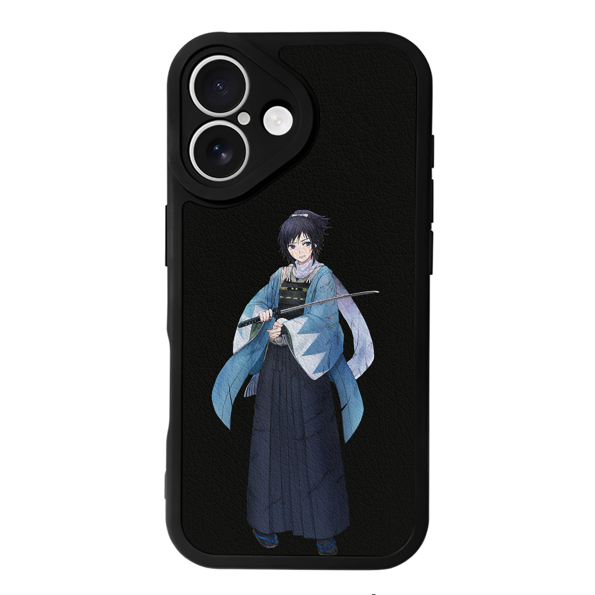（画像用） 刀剣乱舞 Touken Ranbu 【iPhone 16シリーズ対応】シリコンスマホケース（レザー調） 材質：シリコン